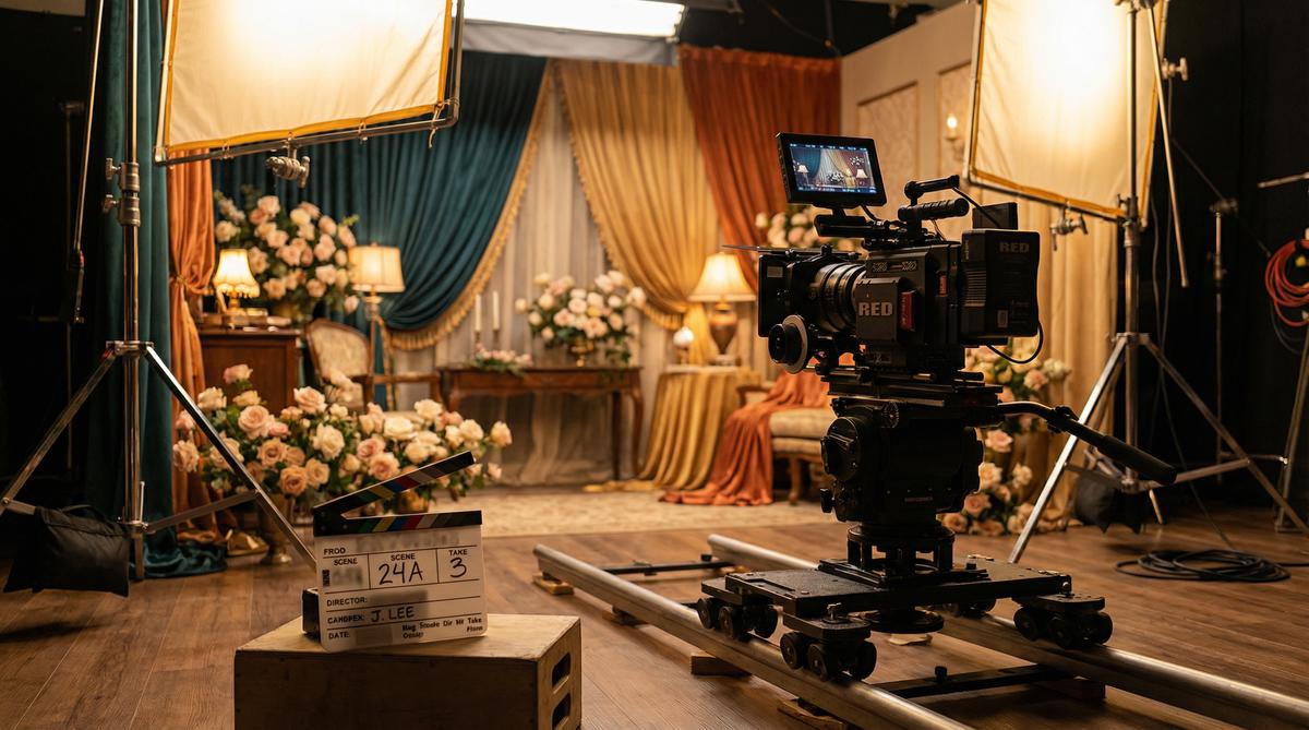 抖阴传媒原创影视作品《光影之约》幕后制作传媒教程